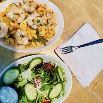 Batter Rebellion - Downward Spiral Pasta, small House Salad - Bars Near Me - Redlands, California Batter Rebellion - Downward Spiral Pasta, small House Salad - Bars Near Me - Redlands, California