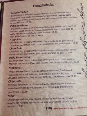 Menu photo 2 Primo's De Tico's Carthage, NY Menu photo 2 Primo's De Tico's Carthage, NY