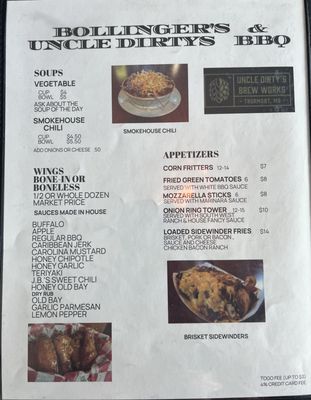 Menu photo 3 Bollinger's Restaurant Thurmont, MD