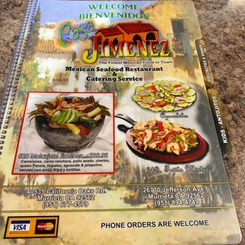 Casa Jimenez - Welcome to Casa Jimenez - Mexican Near Me - Murrieta, California