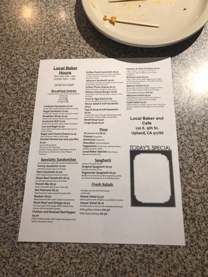 Menu photo 5 The Local Baker & Cafe Upland, CA Menu photo 5 The Local Baker & Cafe Upland, CA