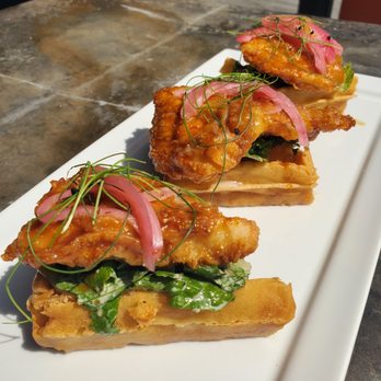 Prohibition Dunedin - Chicken and waffle sliders - Gastropubs Near Me - Dunedin, Florida Prohibition Dunedin - Chicken and waffle sliders - Gastropubs Near Me - Dunedin, Florida