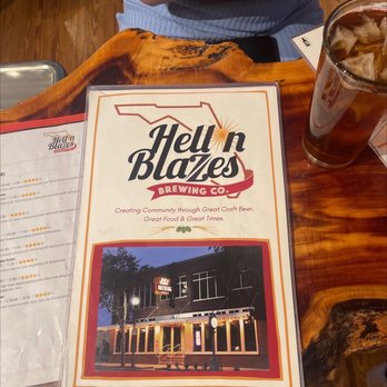 Hell 'n Blazes Brewing - Came for the Cajun Gator Bites of course ! - Breweries Near Me - Melbourne, Florida Hell 'n Blazes Brewing - Came for the Cajun Gator Bites of course ! - Breweries Near Me - Melbourne, Florida