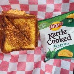 The Melt Truck - Buffalo chicken melt with chips