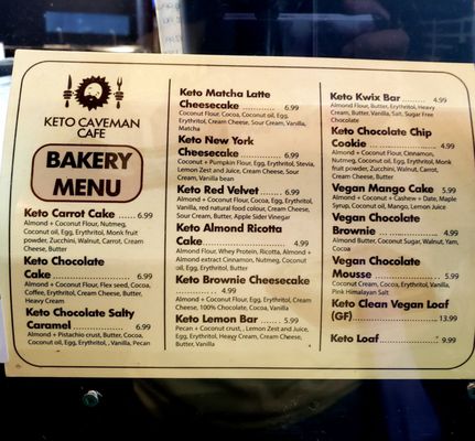 Menu photo 4 Caveman Cafe Vancouver, BC