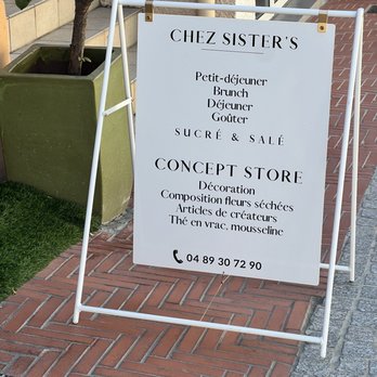 chez sisters - Their store sign - Coffee & Tea Near Me - Sanary-sur-Mer, 83 chez sisters - Their store sign - Coffee & Tea Near Me - Sanary-sur-Mer, 83