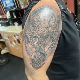 Tattoo by Nic, Lone Star Tattoo Dallas. Tattoo by Nic, Lone Star Tattoo Dallas.