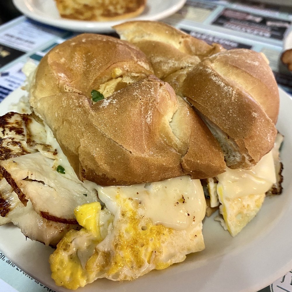 Lou Roc's Diner - Turkey, spinach, egg and cheese sandwich - Diners Near Me - Worcester, Massachusetts