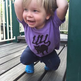 Little H enjoying himself.