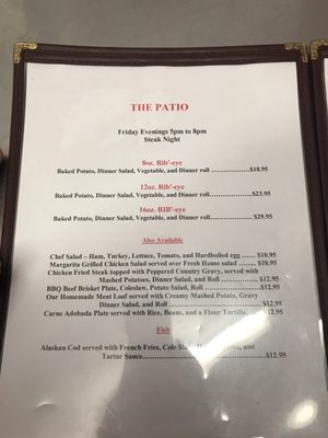 Menu photo 4 The Patio Restaurant Hurley, NM