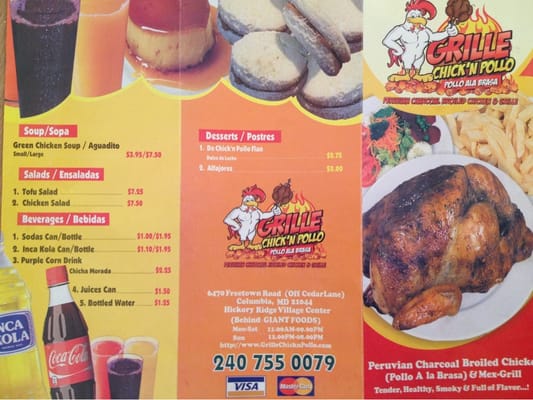 Menu photo 8 Grille Chick'n Pollo Columbia, MD