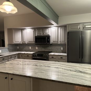 Stone Gallery - New granite on island & counters and all new backsplash - Countertop Installation Near Me - Wyomissing, Pennsylvania