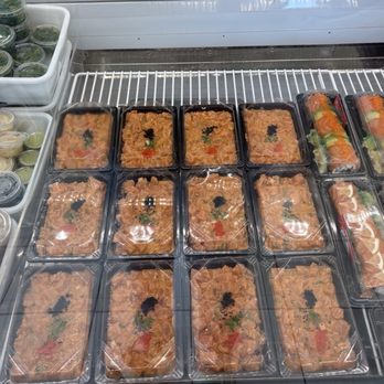 Basa Seafood Express - Various refrigerated poke - Poke Near Me - Castro Valley, California