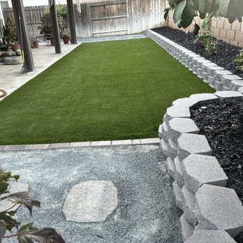 Blissful Landscape - Back yard landscape from a bad looking yard to an amazing an relaxing back space - Landscaping Near Me