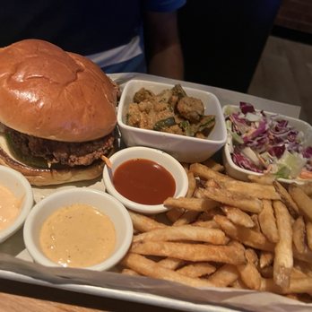 BJ's Restaurant & Brewhouse - BJ's Classic Crispy Chicken Sandwich (asked for crispy jalepeno on the side) - New American Near Me - Cary, North Carolina BJ's Restaurant & Brewhouse - BJ's Classic Crispy Chicken Sandwich (asked for crispy jalepeno on the side) - New American Near Me - Cary, North Carolina