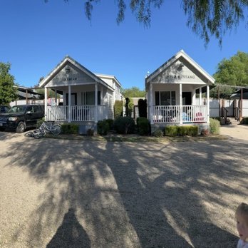 Flying Flags RV Resort & Campground - Ranch cabin area - RV Parks Near Me - Buellton, California