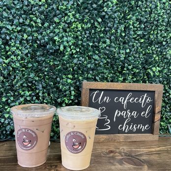 Coffee and Chisme - Iced Abuelita Latte and Iced Cinnamon Latte ! - Coffee & Tea Near Me - South Gate, California Coffee and Chisme - Iced Abuelita Latte and Iced Cinnamon Latte ! - Coffee & Tea Near Me - South Gate, California