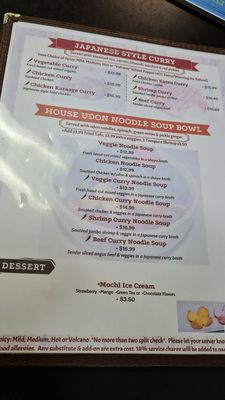 Menu photo 1 Fusion House Kanab, UT