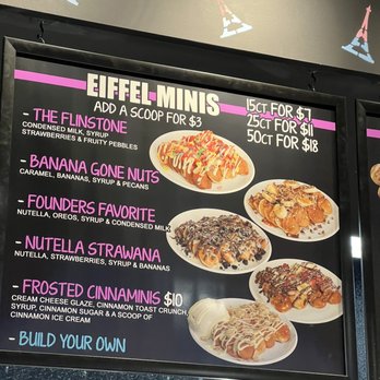 Eiffel Waffle - March 2022 grand opening day - Desserts Near Me - Chicago, Illinois