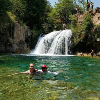 Fossil Creek Wilderness - Waterfall at the end of Waterfall Trail - Hiking Near Me - Strawberry, Arizona