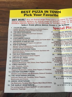 Menu photo 3 4th Street Pizza Calgary, AB Menu photo 3 4th Street Pizza Calgary, AB