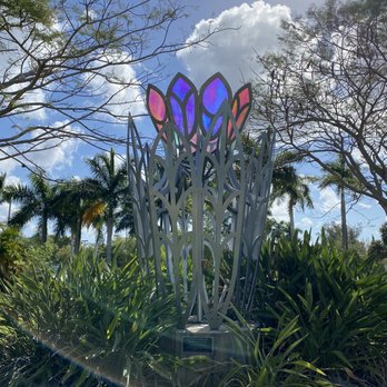 Ilene Lieberman Botanical Gardens - Lotus Agikam sculpture - Botanical Gardens Near Me - Lauderhill, Florida Ilene Lieberman Botanical Gardens - Lotus Agikam sculpture - Botanical Gardens Near Me - Lauderhill, Florida