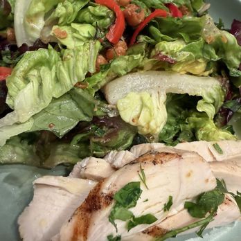 Terrace Cafe - Gem salad with chicken - New American Near Me - New York, New York Terrace Cafe - Gem salad with chicken - New American Near Me - New York, New York