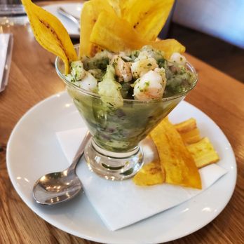 Bulla Gastrobar - Ceviche with plantain chips - Tapas Bars Near Me - Charlotte, North Carolina