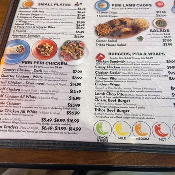 Tribos Peri Peri - Menu - Halal Near Me - Metuchen, New Jersey Tribos Peri Peri - Menu - Halal Near Me - Metuchen, New Jersey