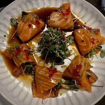 Anytime Kitchen - smoked salmon carpaccio - Korean Near Me - New York, New York Anytime Kitchen - smoked salmon carpaccio - Korean Near Me - New York, New York
