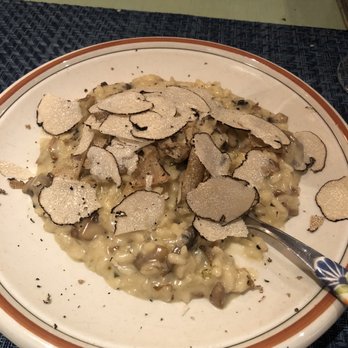 Casa Modena - Risotto with fungi and truffles with extra truffles freshly shaven - Italian Near Me - Los Angeles, California