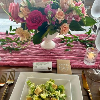 Rouge Fine Catering - Plated salad waiting for guests - Caterers Near Me - Hunt Valley, Maryland Rouge Fine Catering - Plated salad waiting for guests - Caterers Near Me - Hunt Valley, Maryland