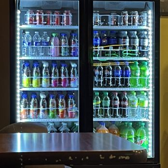 Prima Pizzeria - a large display of drinks - Pizza Near Me - Schenectady, New York