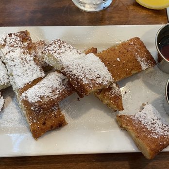 Blue Dog Bistro - French Toast Sticks - Coffee & Tea Near Me - Gulfport, Mississippi Blue Dog Bistro - French Toast Sticks - Coffee & Tea Near Me - Gulfport, Mississippi