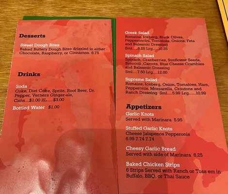 Menu photo 3 Last Chance Pizza Dillon, CO