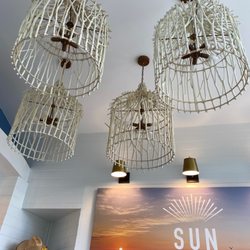 The Sunset Inn - Cool lights (reception)
