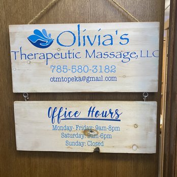 Olivia's Therapeutic Massage - Georgia's Door - Massage Therapy Near Me - Topeka, Kansas Olivia's Therapeutic Massage - Georgia's Door - Massage Therapy Near Me - Topeka, Kansas