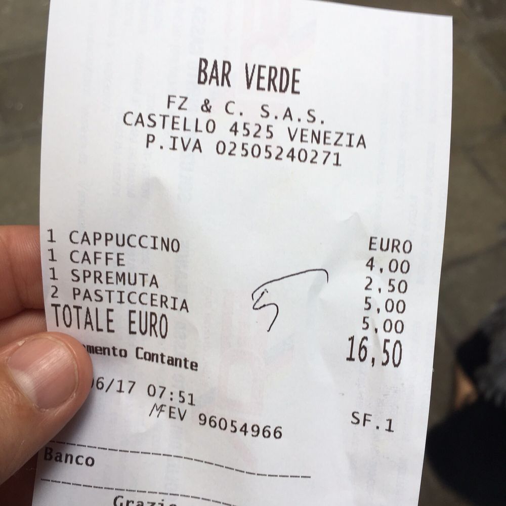 Bar verde - Costoso - Fast Food Near Me - Venezia, VE