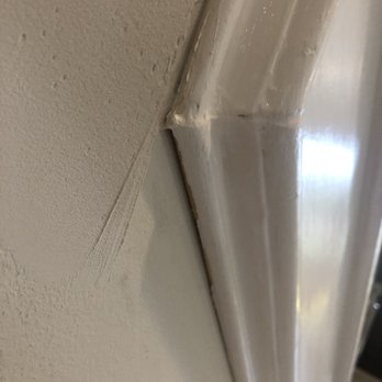 Stair Solution - This is their workmaship - this is how my home, wall/staircase was left for a painter to come in and caulk/sand & paint!!!! - General Contractors Near Me - Alpharetta, Georgia