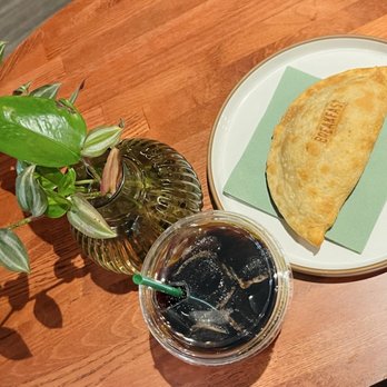 The Greenery: Coffe + Social Space - Breakfast empanada and cold brew - Coffee & Tea Near Me - Lexington, Kentucky The Greenery: Coffe + Social Space - Breakfast empanada and cold brew - Coffee & Tea Near Me - Lexington, Kentucky