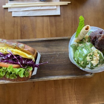 Semicolon Cafe - S.O.S Sandwich and Matcha Bingsoo - Sandwiches Near Me - Chantilly, Virginia Semicolon Cafe - S.O.S Sandwich and Matcha Bingsoo - Sandwiches Near Me - Chantilly, Virginia