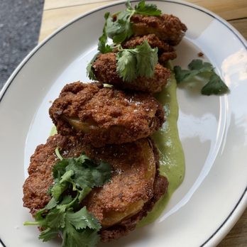 Woodberry Kitchen - Fried green tomatoes. SO good. - American Near Me - Baltimore, Maryland Woodberry Kitchen - Fried green tomatoes. SO good. - American Near Me - Baltimore, Maryland