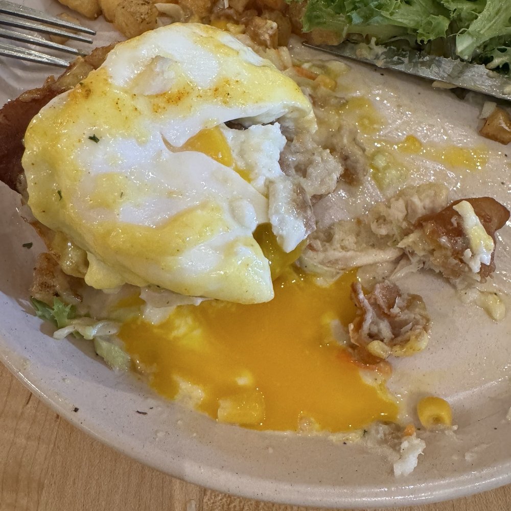 Popping Yolk Cafe - Fish Fillet Benedict - the last egg - Breakfast & Brunch Near Me - Pasadena, California Popping Yolk Cafe - Fish Fillet Benedict - the last egg - Breakfast & Brunch Near Me - Pasadena, California