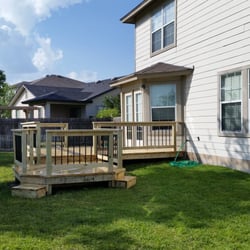 Completed deck