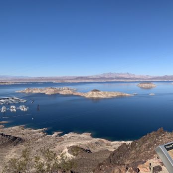 Lake Mead Cruises - Lake mead lookout area over marina - Boat Charters Near Me - Boulder City, Nevada