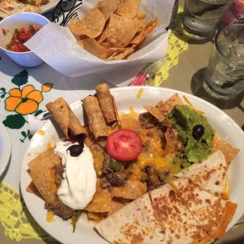 Toledo's Mexican Restaurant - Clovis - Our appetizer plate with the 2 combo special - Mexican Near Me - Clovis, California