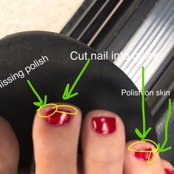 Mont Belvieu Nails Spa - Notes on picture