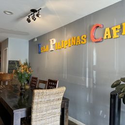 the dining area