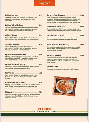Menu photo 6 El Limon Wahkon, MN