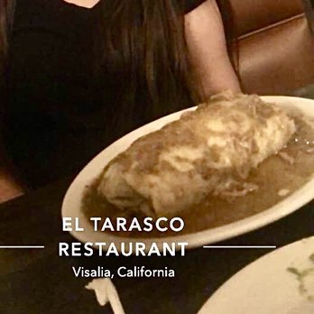 El Tarasco Restaurant Mooney - The wet chili verde burrito. - Mexican Near Me - Visalia, California